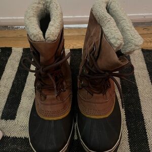 Sorel Woman’s Brown and Black Snow Boots
